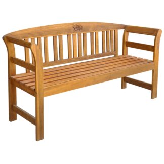 Teak Banana Bench Garden Outdoor Furniture