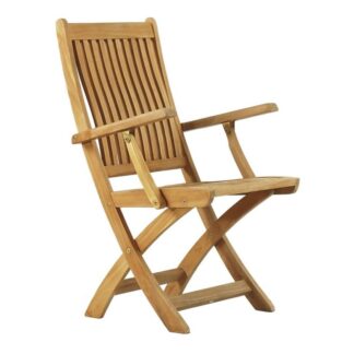 Teak Folding Chair with Slat Outdoor Furniture