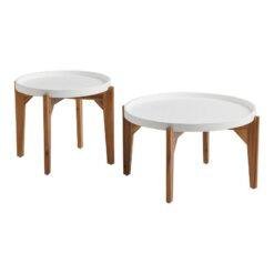Teak wood disc round coffee table Teak wood disc round coffee table