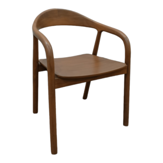 Daniella Dining Chair Teak Wood Dark Brown