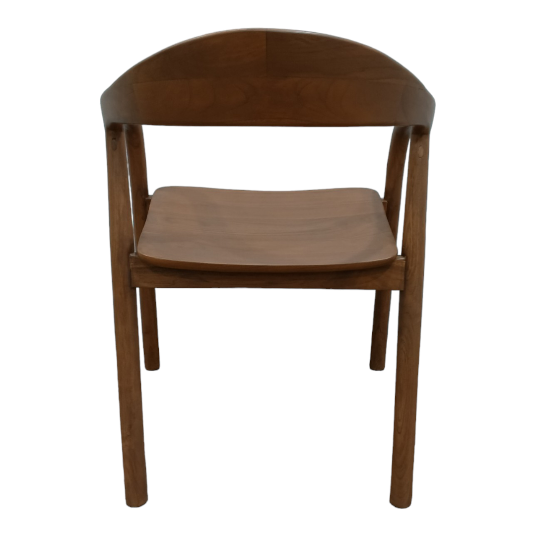 Daniella Dining Chair Teak Wood Dark Brown | Aqmateak.com | Jepara Teak ...