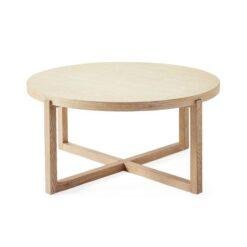 Teak Wood Color Cross Leg Coffee Table Teak Wood Color Cross Leg Coffee Table