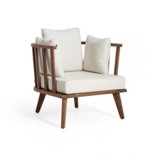 Patio teak arm chair with cushion Patio teak arm chair with cushion
