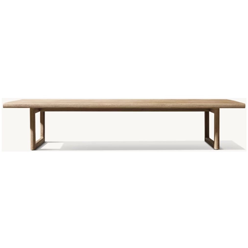 Batavia Teak Rectangular Coffee Table | Aqmateak.com | Jepara Teak ...