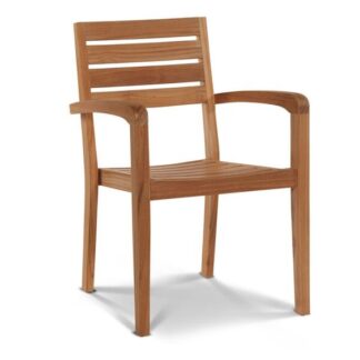 Venice Nature Sand Teak Folding Outdoor Armchair