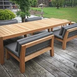Charlotte Countryside Outdoor Low Dining Table Set Charlotte Countryside Outdoor Low Dining Table Set