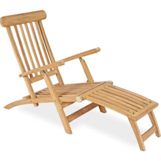 Steamer Lounger Chair for Outdoor Furniture