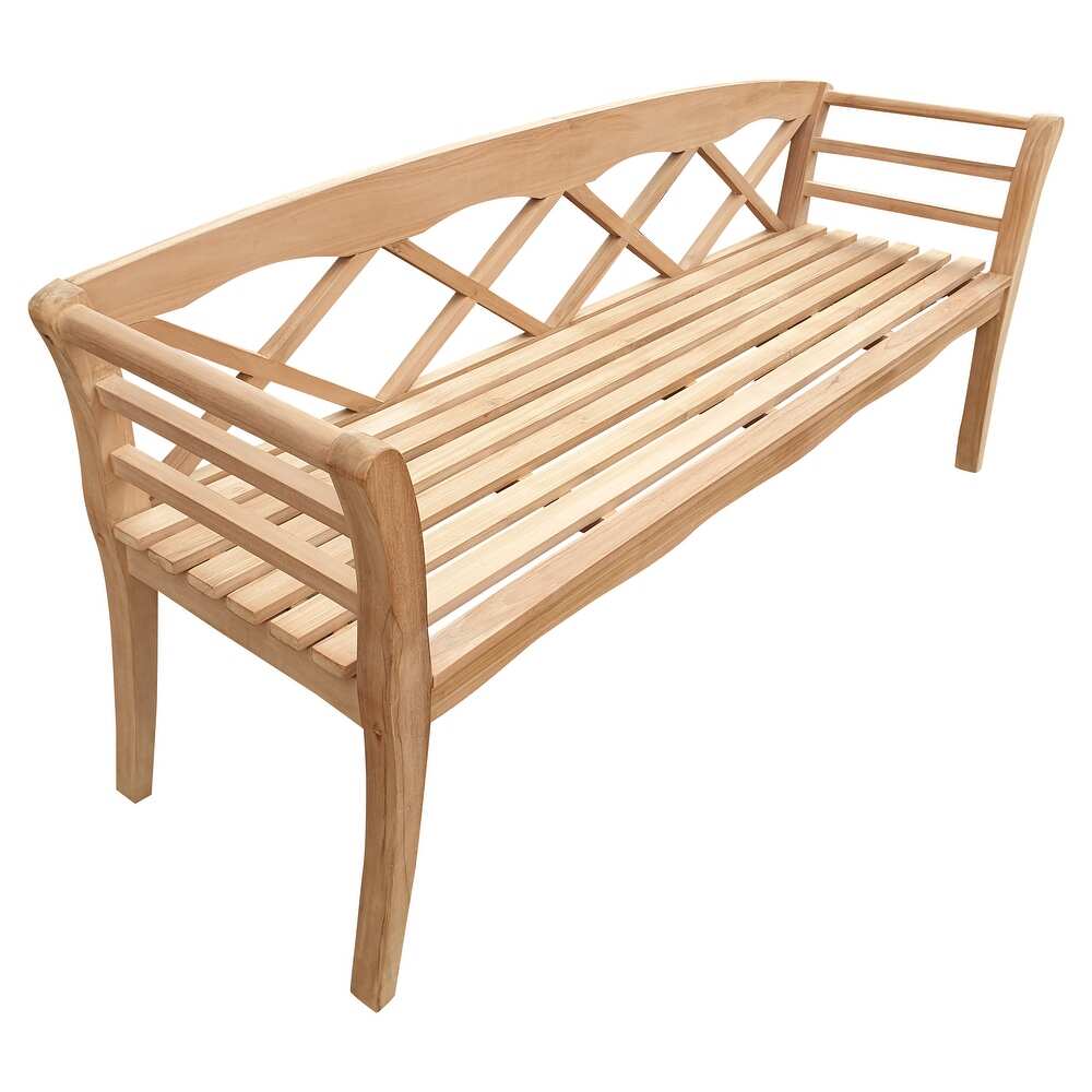 Teak Wood Outdoor Patio Bench Garden 4 Set | Aqmateak.com | Jepara Teak ...