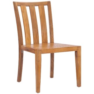 Teak Wood Safira Side Chair