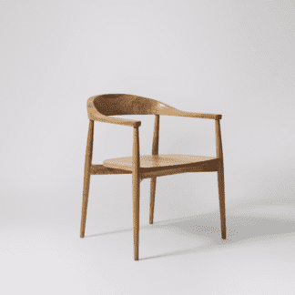 Patio Teak Wood Dining Chair with Arm