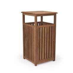 Teak Trash Cont Teak Trash Cont
