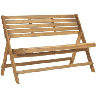 Kayato teak folding bench outdoor