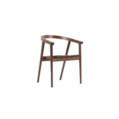 Dalton Dining Chairs Dark Brown Teak Wood