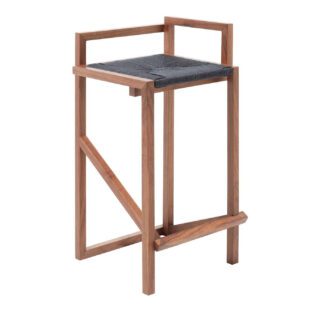 Hebron Teak Bar Chairs