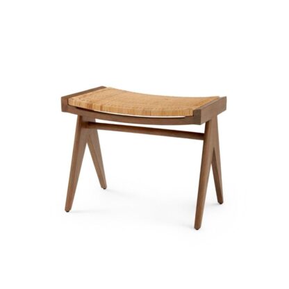 Kiko Brown Synthetic Rattan Stool