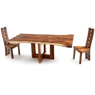 Sumba Dining Table Suar Wood with Chairs