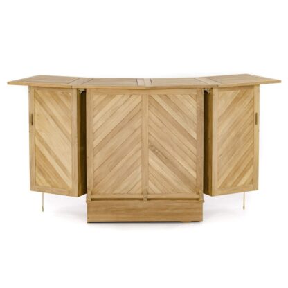 raja ampat teak bar table