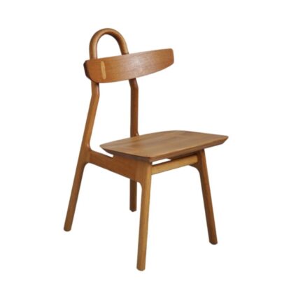 palmeiras curva teak dining chair natural