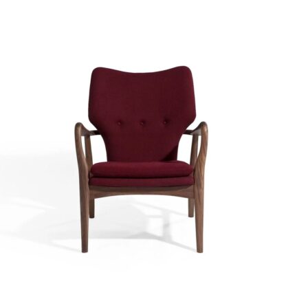 Ajax Teak Chair Patio Cushion Maroon