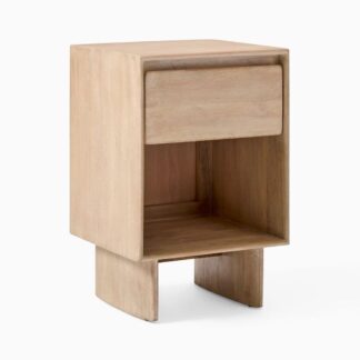 dortmund teak nightstand