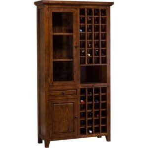 Holunder Wine Cabinet Teak Wood Holunder Wine Cabinet Teak Wood