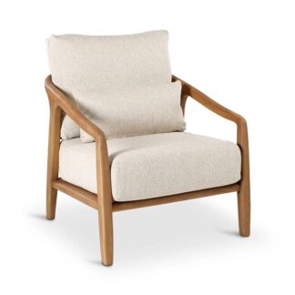 Jaya Teak Sofa Single Backrest Rattan