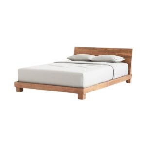 Bed Wooden Teak Tatal High Quality Natural Color Bed Wooden Teak Tatal High Quality Natural Color