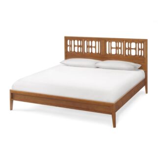 Bed Louvre Teak Modern Style