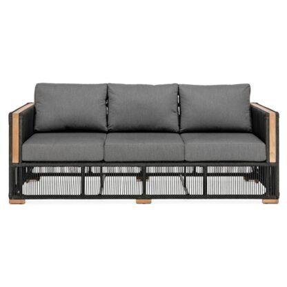 Sofa Laksana Outdoor Frame Teak And Rope