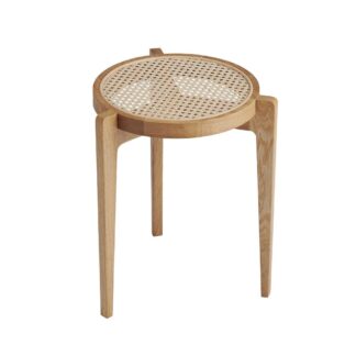 Stool Teak And Rattan High Quality
