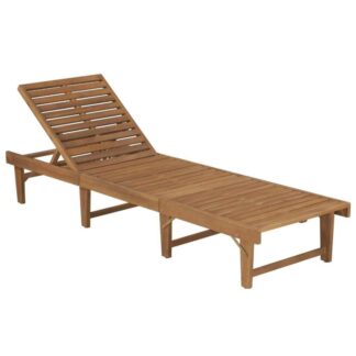 Sun Lounger Tagalaya Folding Teak Wood