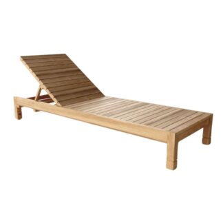 Sun Lounger Miami Teak Premium Quality For Beach, Hotel & Pool