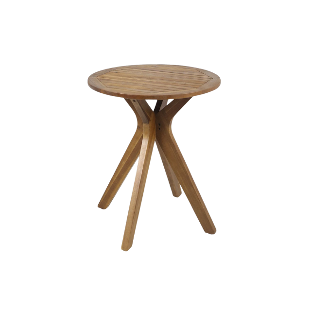 Artistic Cross-Leg Round Patio Table
