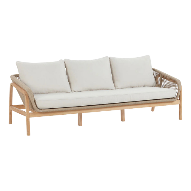 Wrap Around Teak Sofa Outdoor