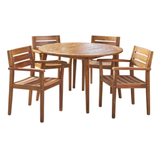 Round Teak Dini Round Teak Dini