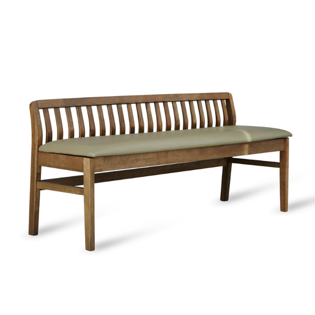 Classic Wood Slat Bench