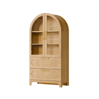 Arched Teak Woo Arched Teak Woo