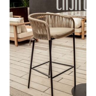 rope barstool a rope barstool a