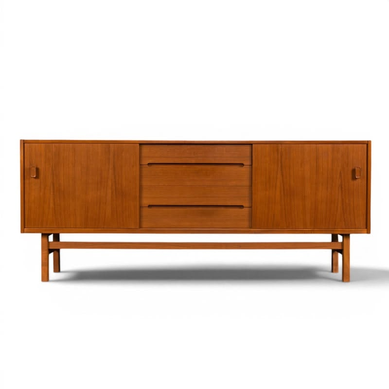 Mid-Century Modern Teak Sideboard Cabinet